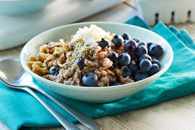 Blueberry Breakfast Rice Bowl