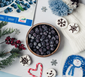 Frozen BC Blueberries. Credit Rachel Leung