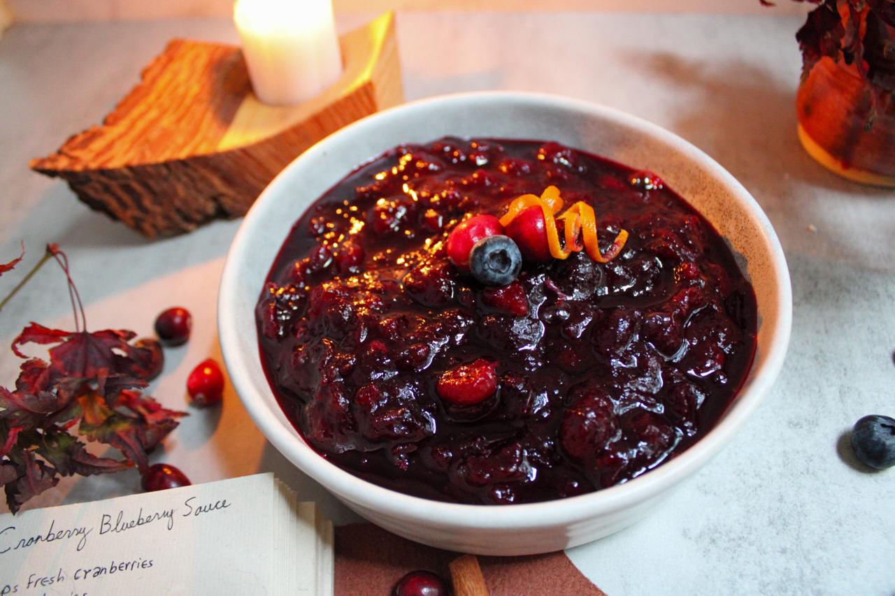 Sốt việt quất cam